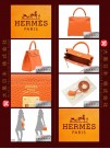 HERMES KELLY 25 (Pre-Owned) - Retourne, Orange, Togo leather, Ghw